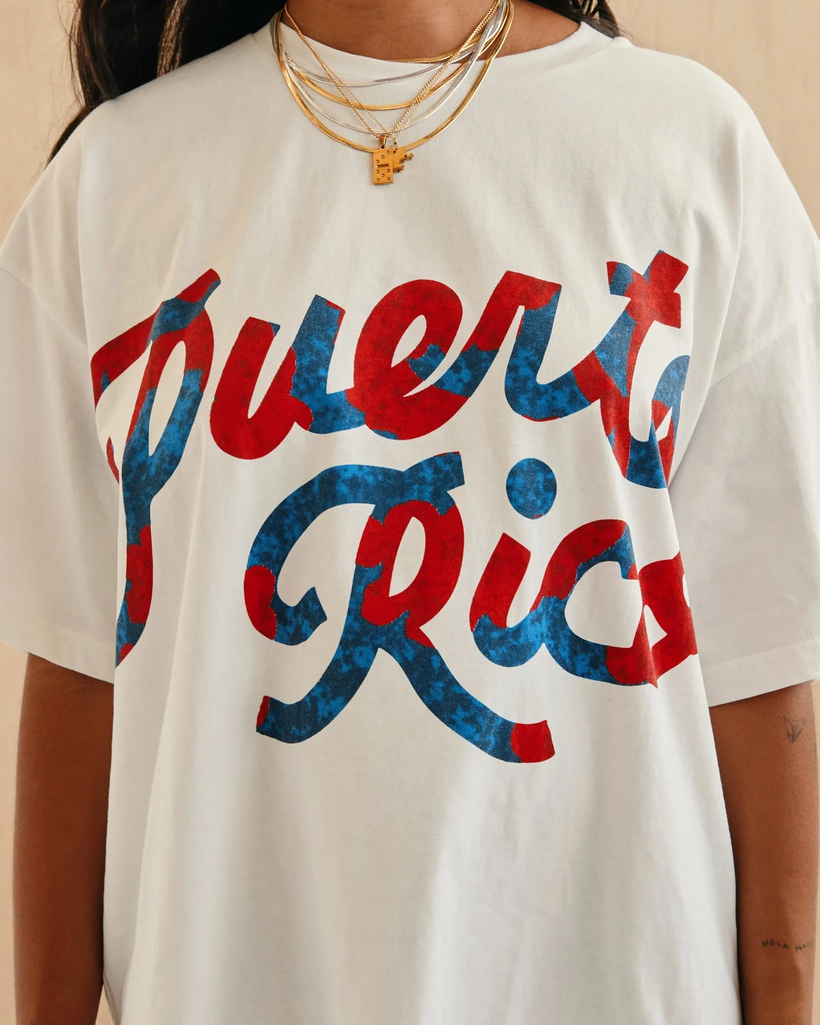 Puerto Rico Graphic Top Modern Twist