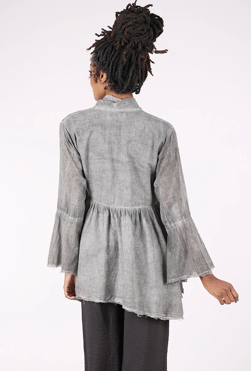 Quick Add Fit Shawl Collar Wrap Top, Onyx