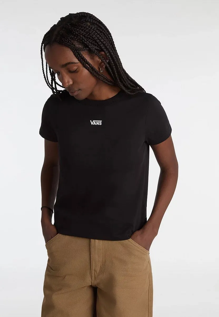 Lightweight Design Soft Material Vans - Basic Mini SS Black - T-Shirt