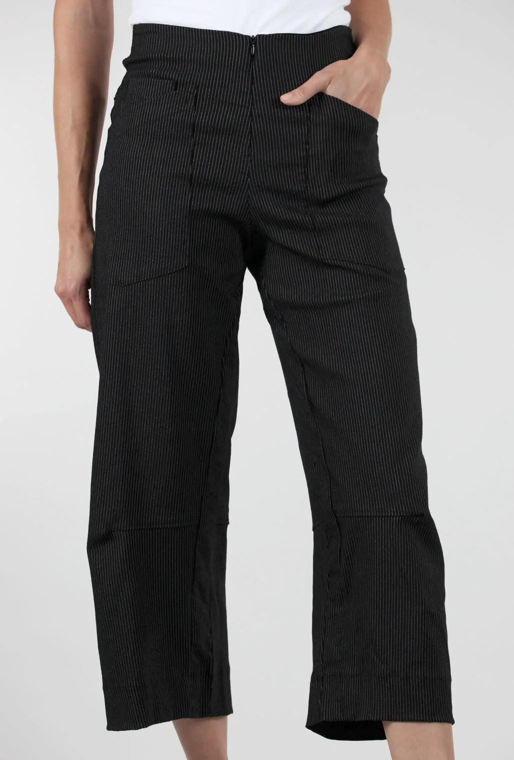 quick dry Rimini Pant, Black Stripe