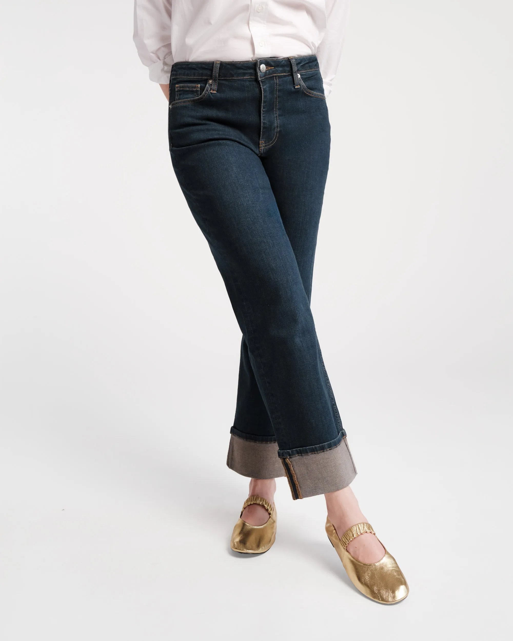 quick dry Smarty Cuffed Jean - Denim