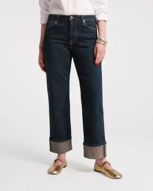 Built-in shorts Stretch Ready Smarty Cuffed Jean - Denim