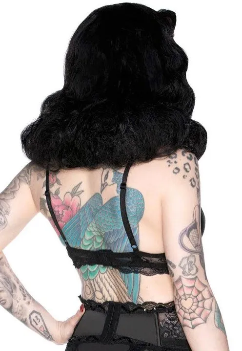 Quick Fit Killstar - Shes Poison Fringe Black - Bras