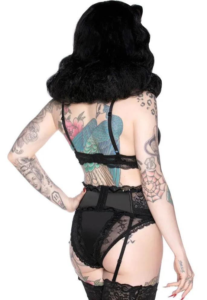 Quick Fit Killstar - Shes Poison Fringe Black - Bras