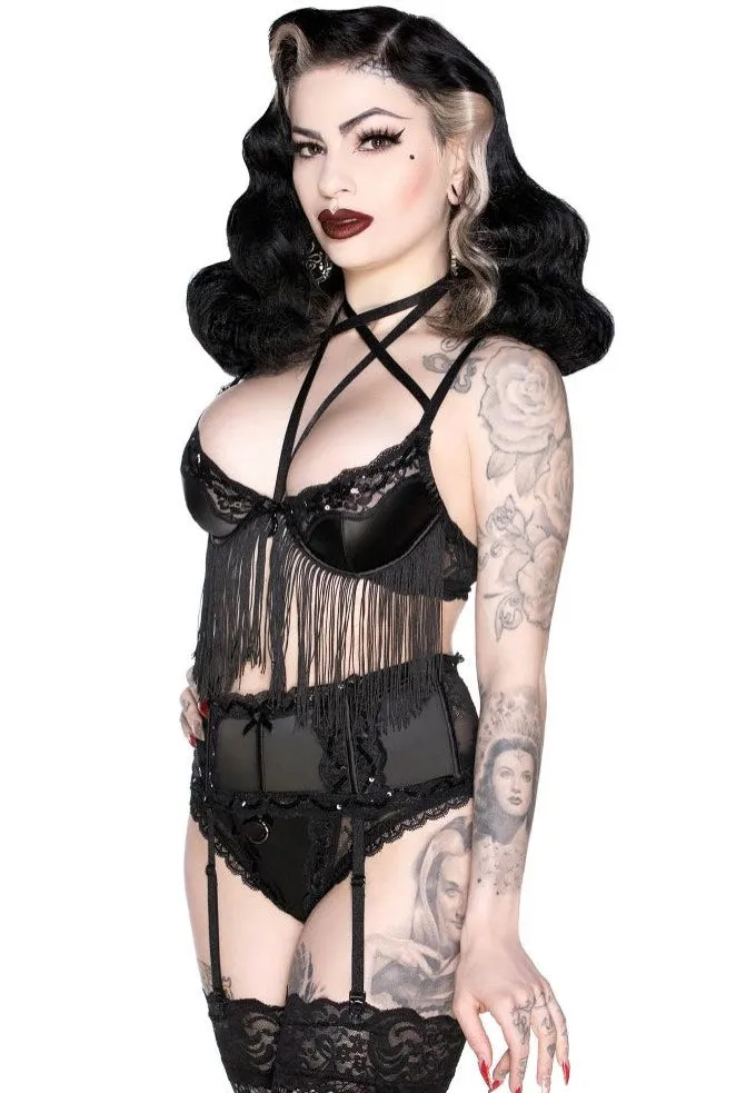 Quick Fit Killstar - Shes Poison Fringe Black - Bras