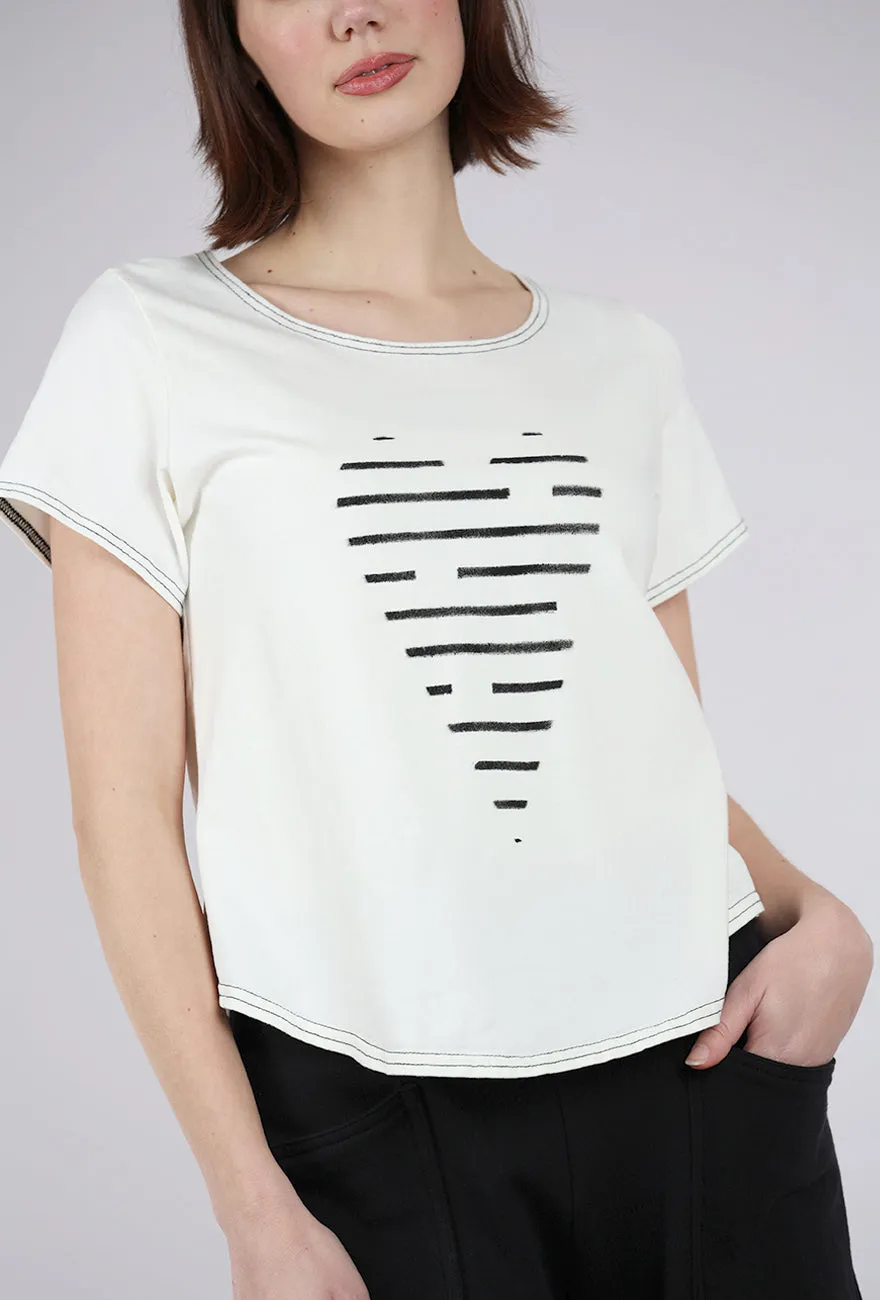 Quick Wear Graphic Spring Tee, Natural