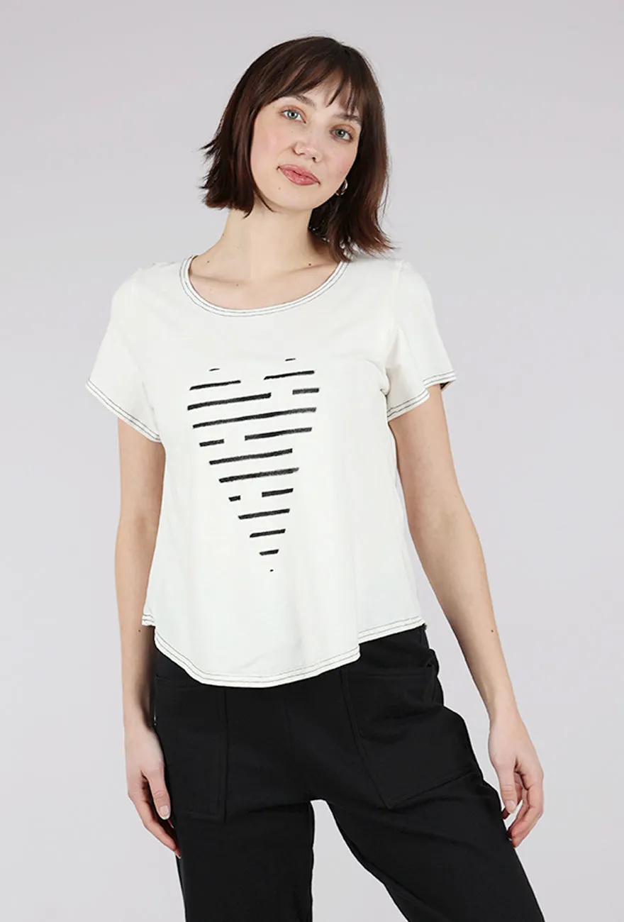 Graphic Spring Tee, Natural Urban Trend Look