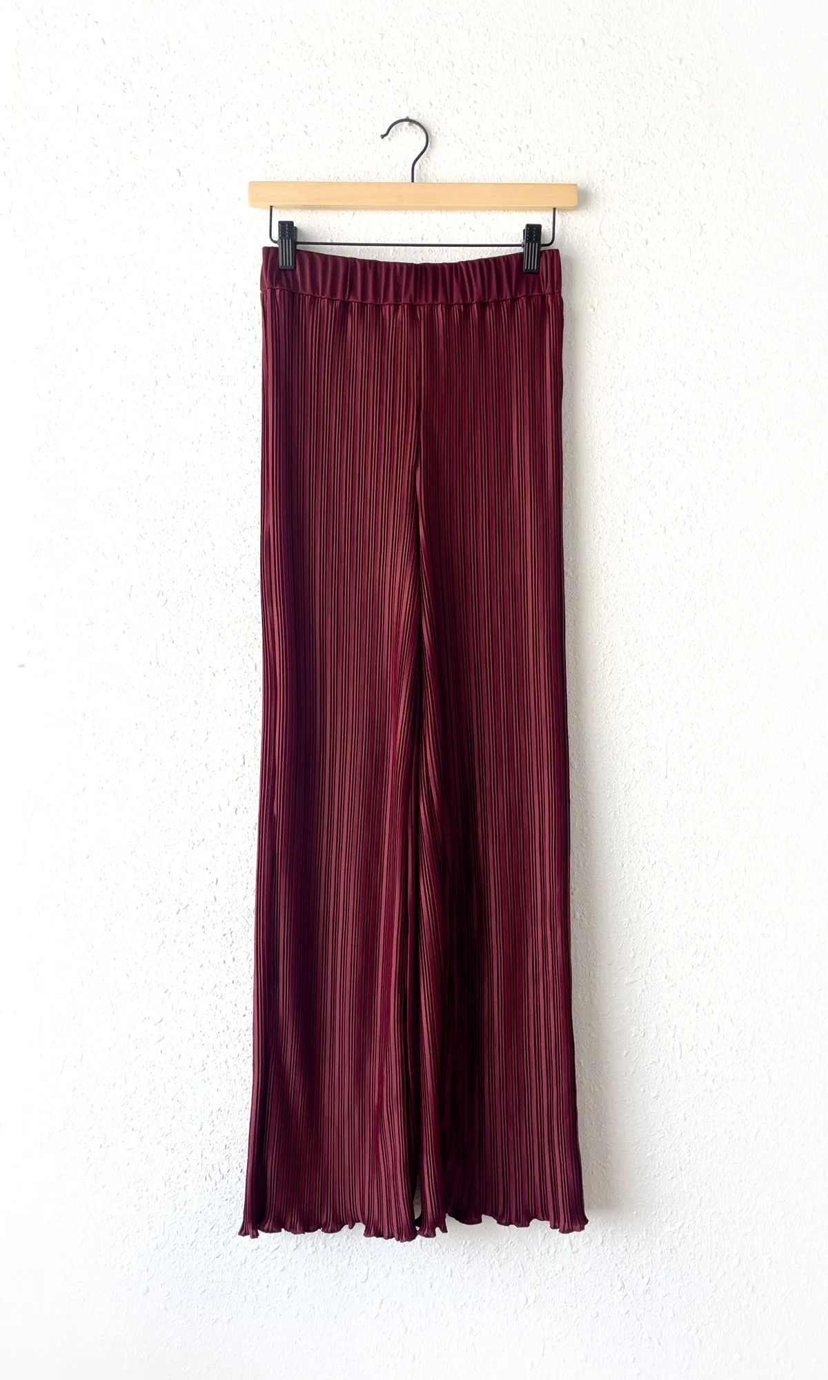 Randal Pleated Wide Leg Pant Easy Comfort
