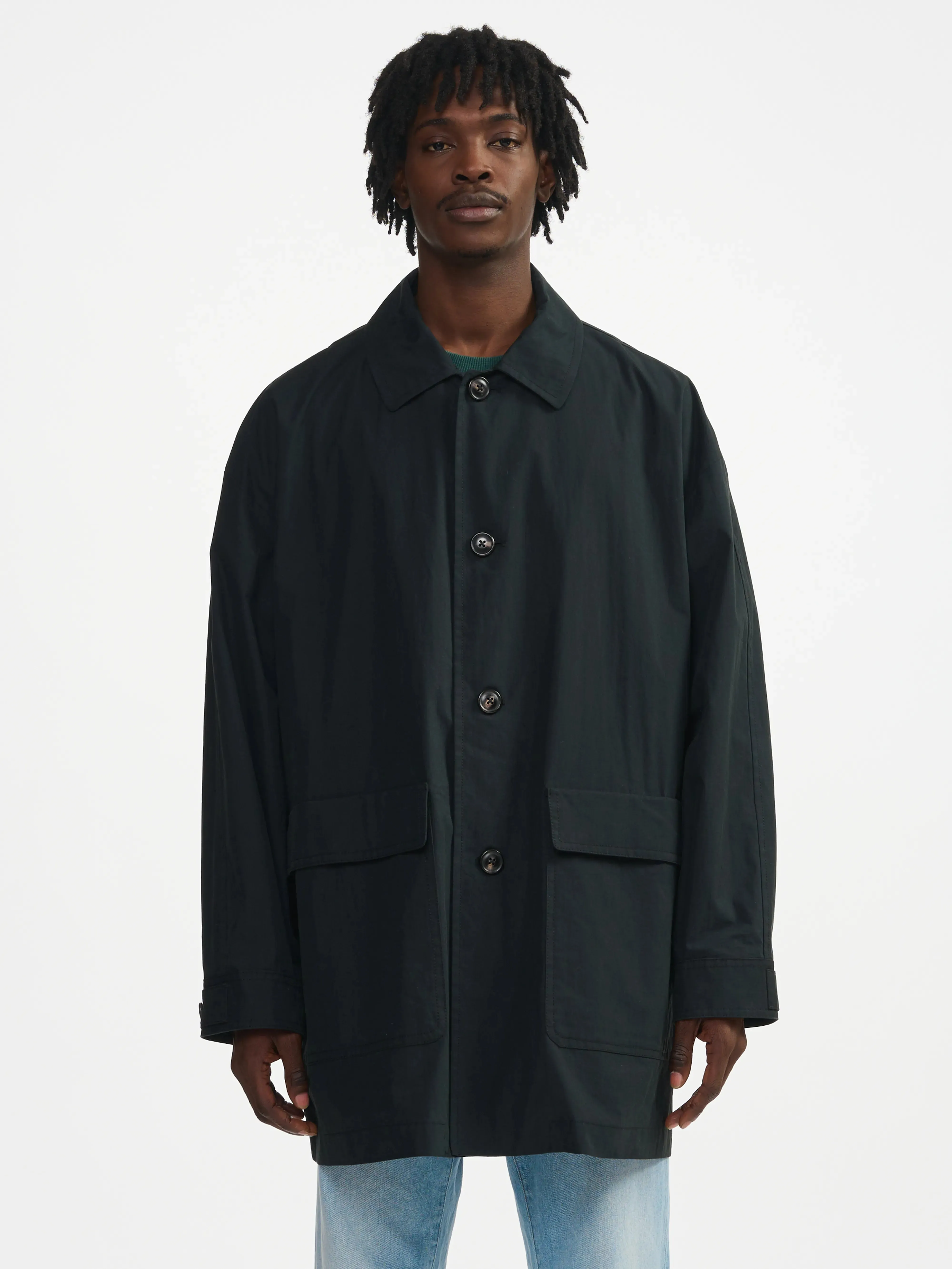 Ready For Elements jam trench coat (241 / M / BLACK BEAUTY)