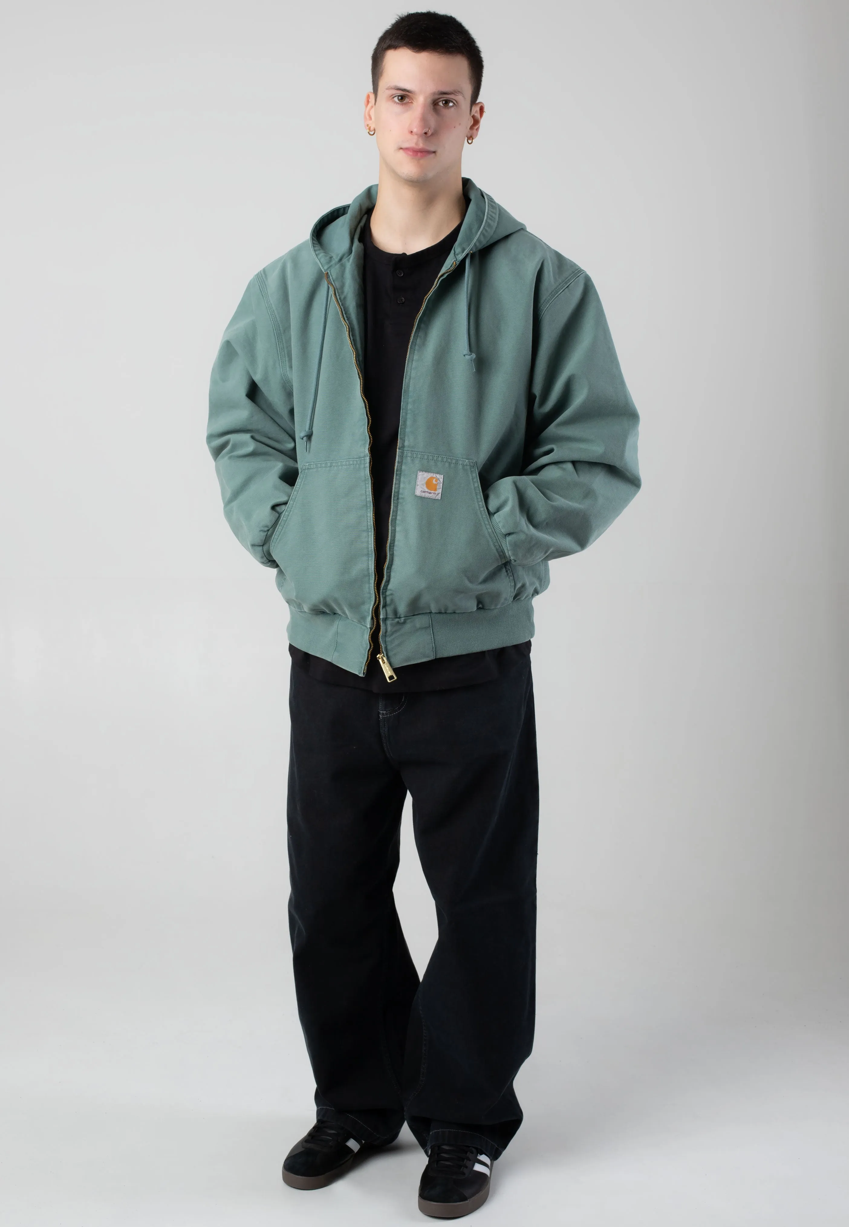 Carhartt WIP - OG Active Stone Canvas Silver Pine - Jacket Graphic Party outfit