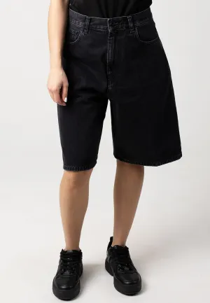 Carhartt WIP - W' Brandon Stone Washed Black - Shorts Lightweight Material clean look