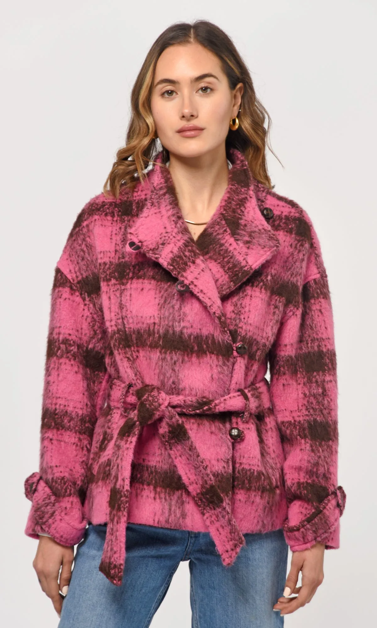 Reggie Brushed Plaid Jacket Urban Shield