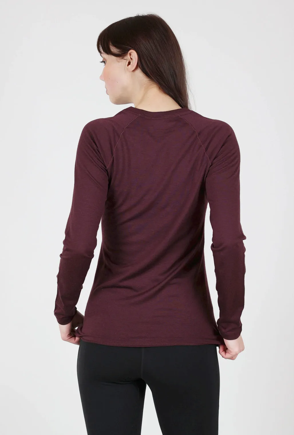 Relaxed Comfort Classic All-Season Merino Base Layer, Eggplant
