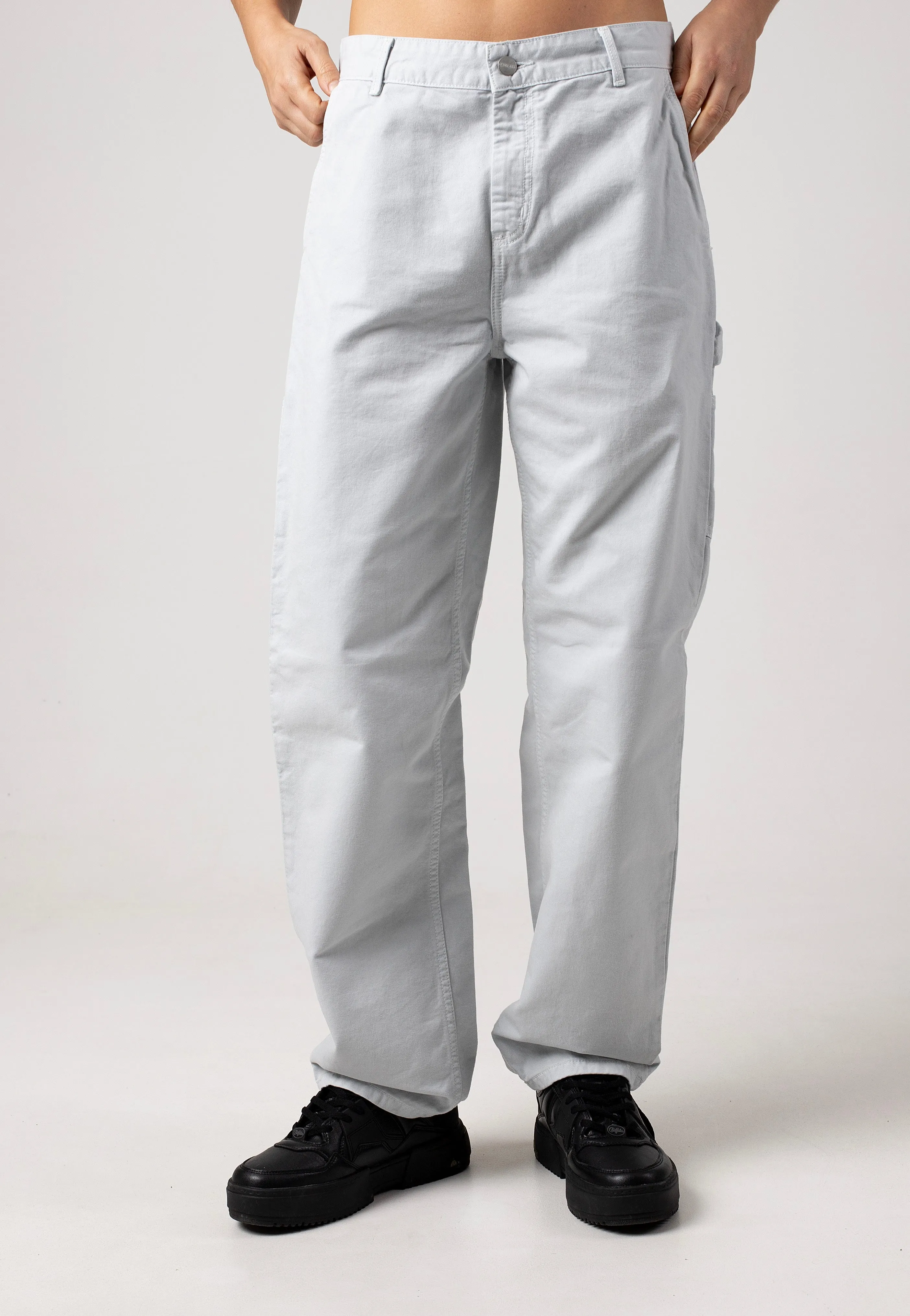 Outdoor Friendly Carhartt WIP - W' Pierce Straight Garment Dyed Sonic Silver - Pants