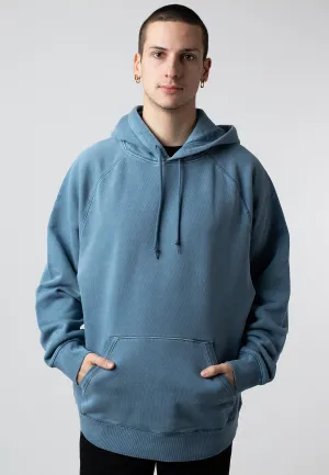 Wombat like Carhartt WIP - Hooded Taos Garment Dyed Vancouver Blue - Hoodie