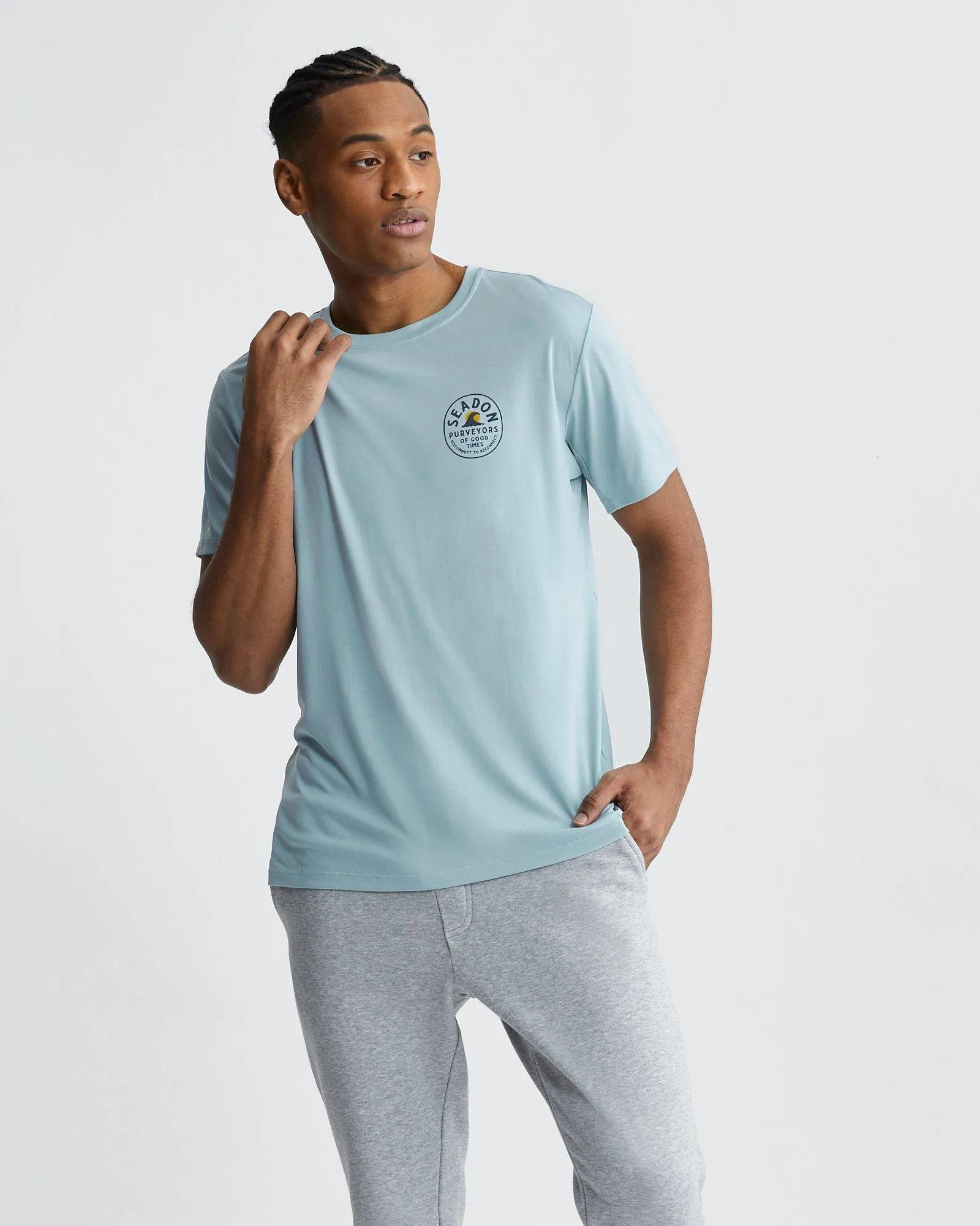 Lace trim Street Trend Look M's Trailblazer Tee- Good Times