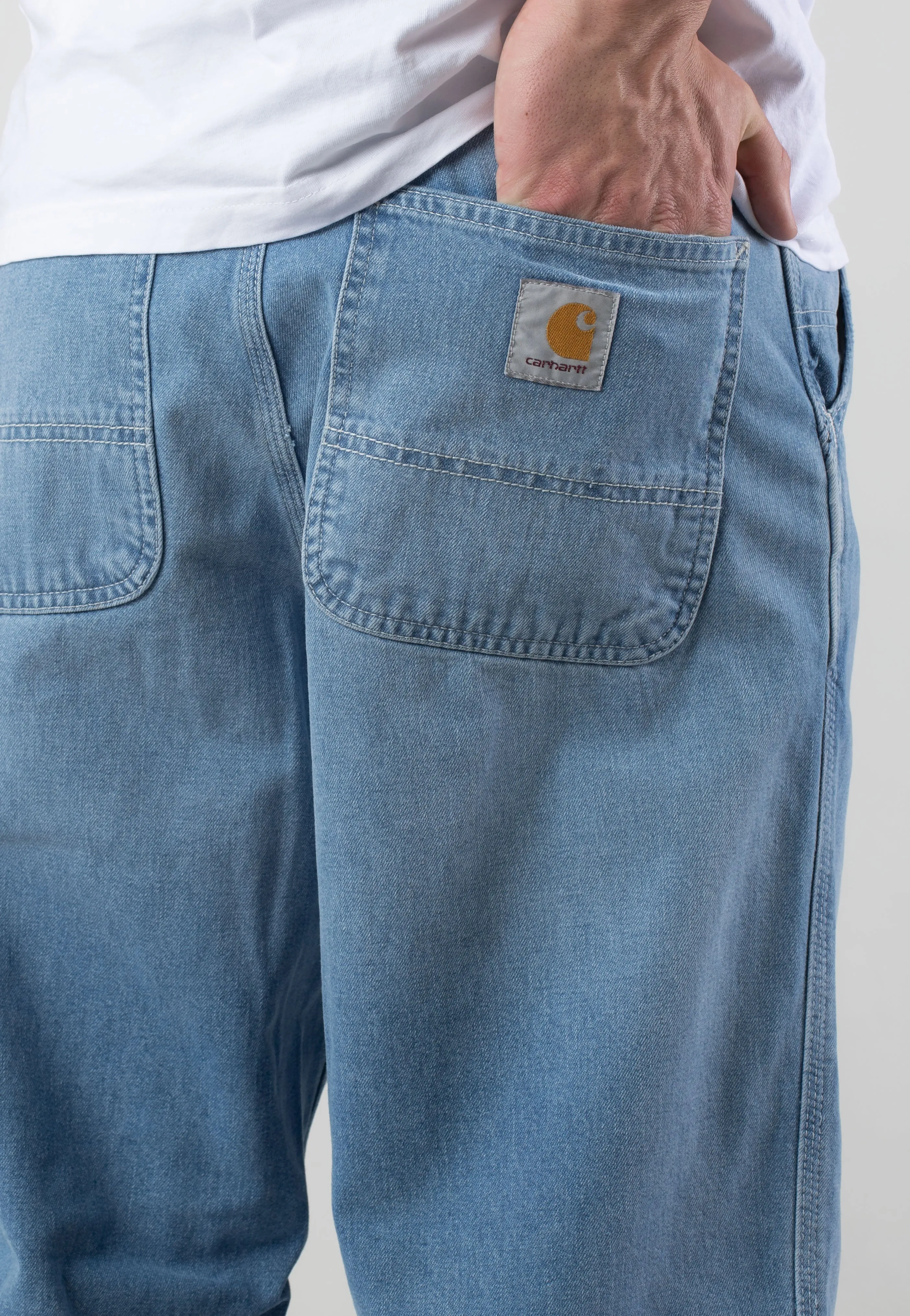 Relaxed Style Carhartt WIP - Simple Blue Light True Washed - Pants