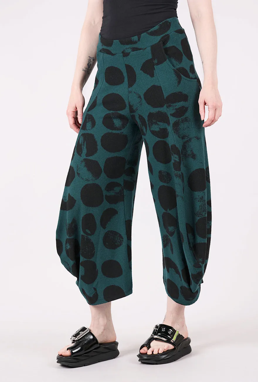 Relaxed Waist Jade Pant, Peacock