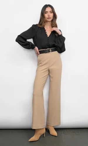 Silvie Wide Leg Knit Trousers G257P6423