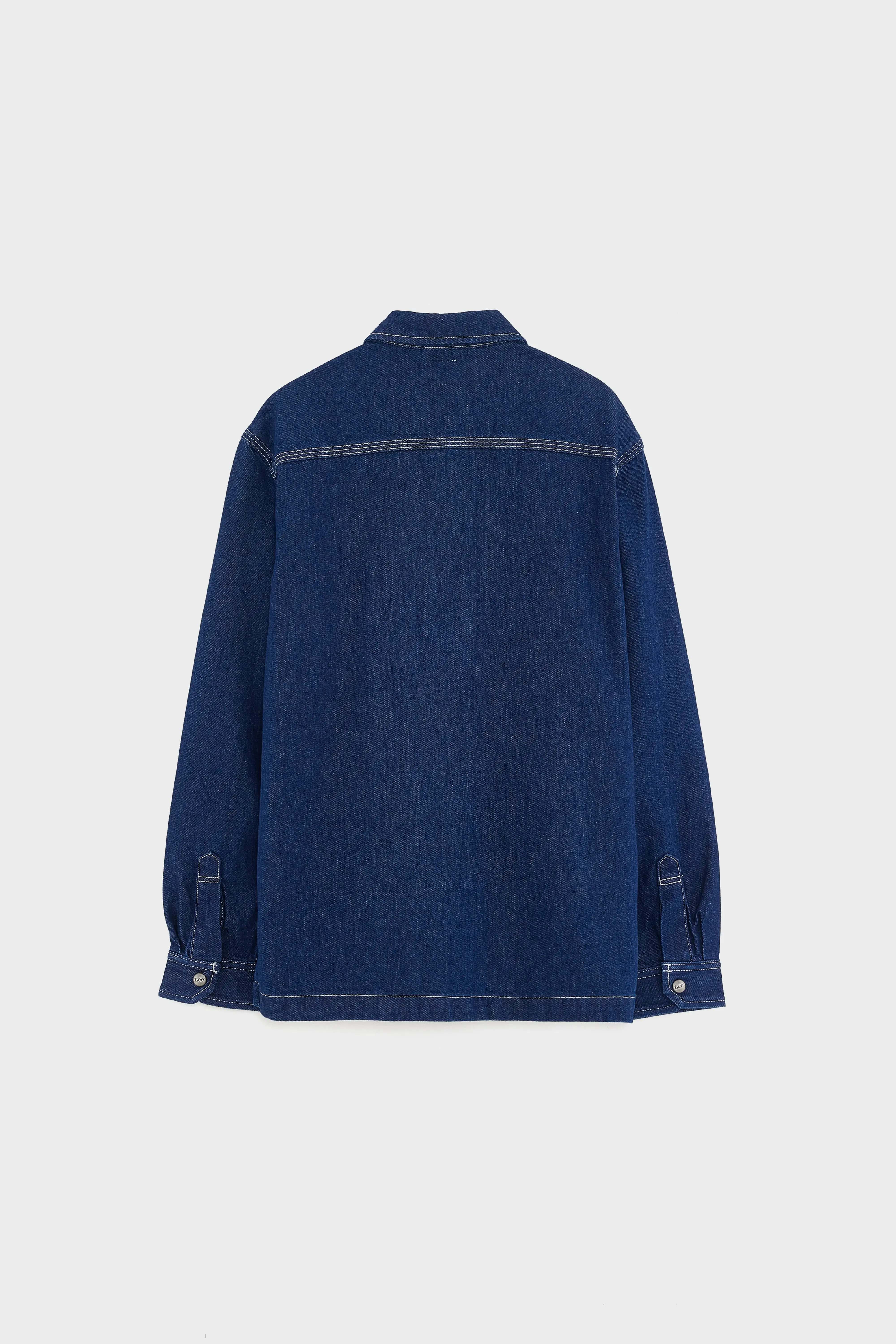 Relaxed Workwear Overshirt  (251 / M / BLUE) Core Fit Layer