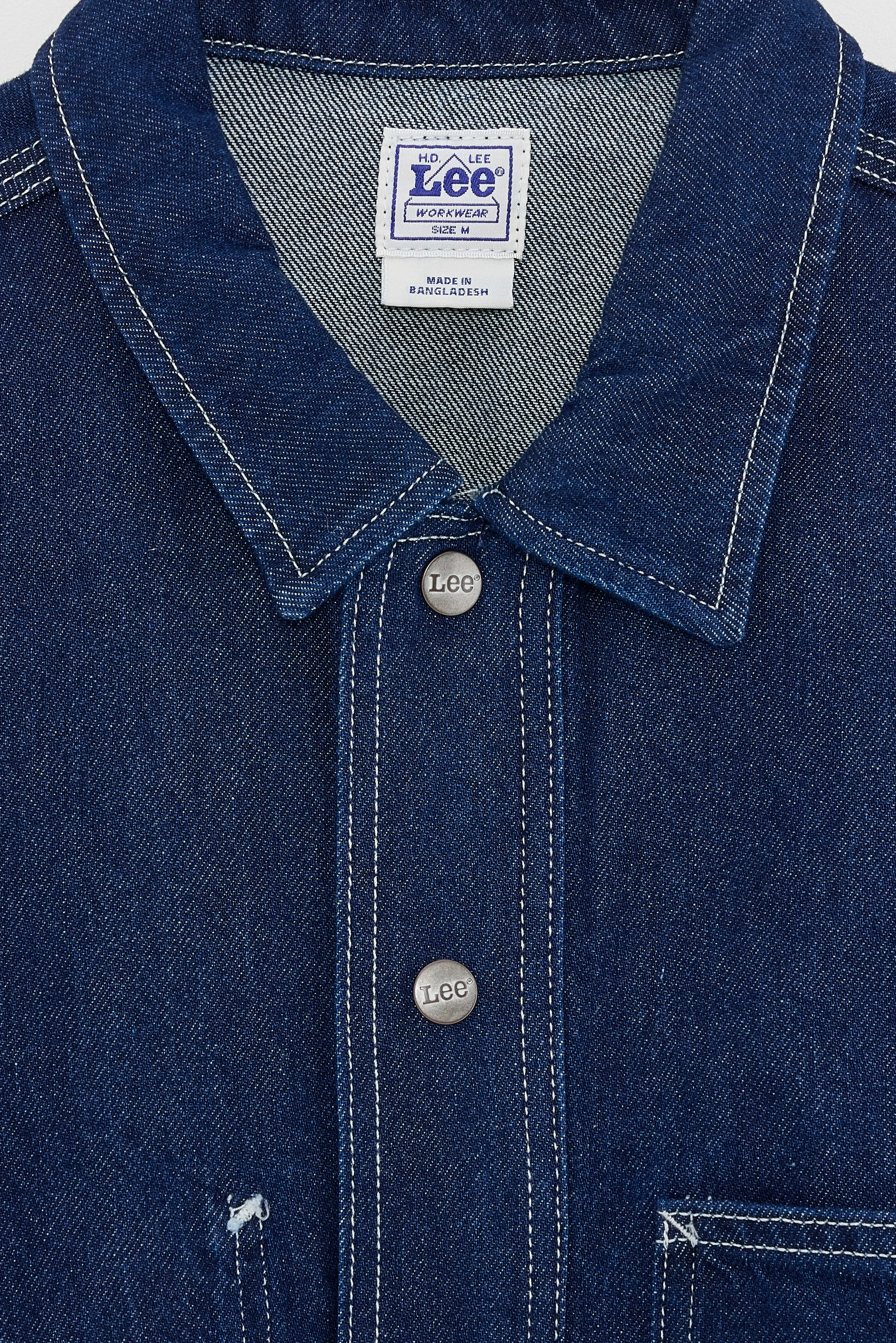 Relaxed Workwear Overshirt  (251 / M / BLUE) Core Fit Layer