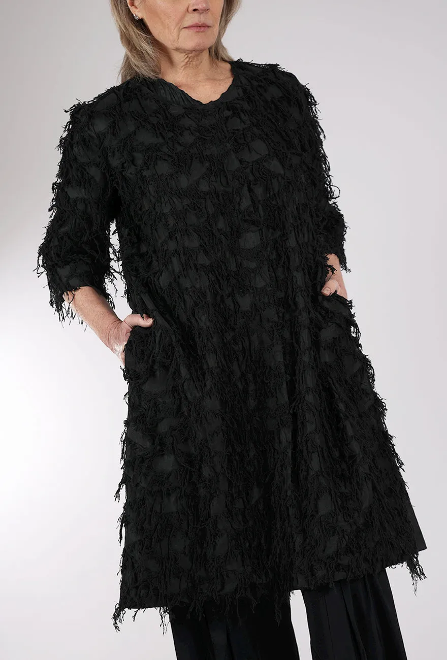 Reliable Warmth Piece of Art Topper, Black