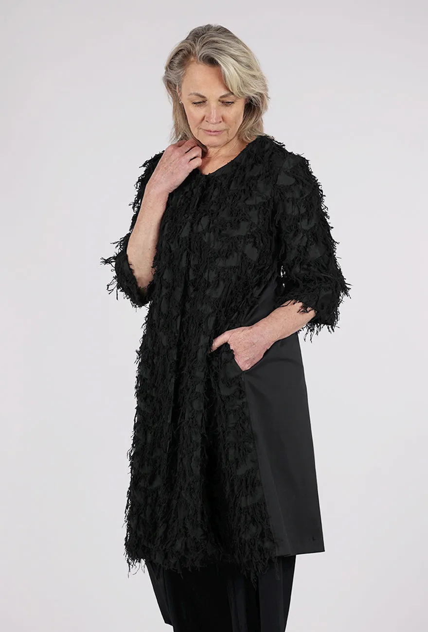 Cozy Jacket Limited Edition Piece of Art Topper, Black