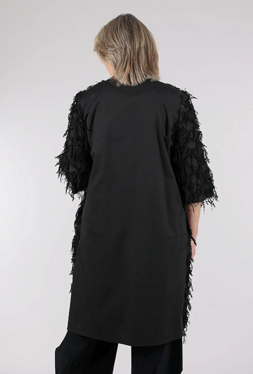 Reliable Warmth Piece of Art Topper, Black