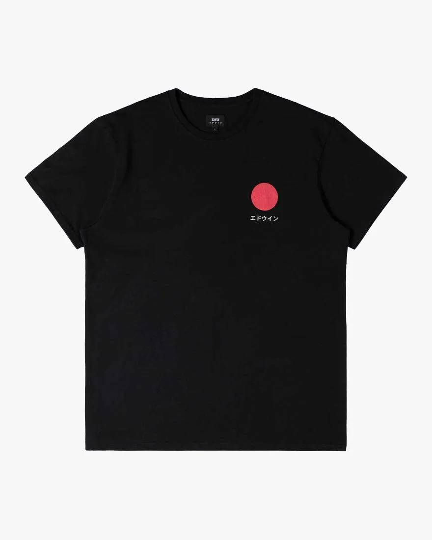 Edwin Japanese Sun Tee - Black | Edwin T Shirts | JEANSTORE