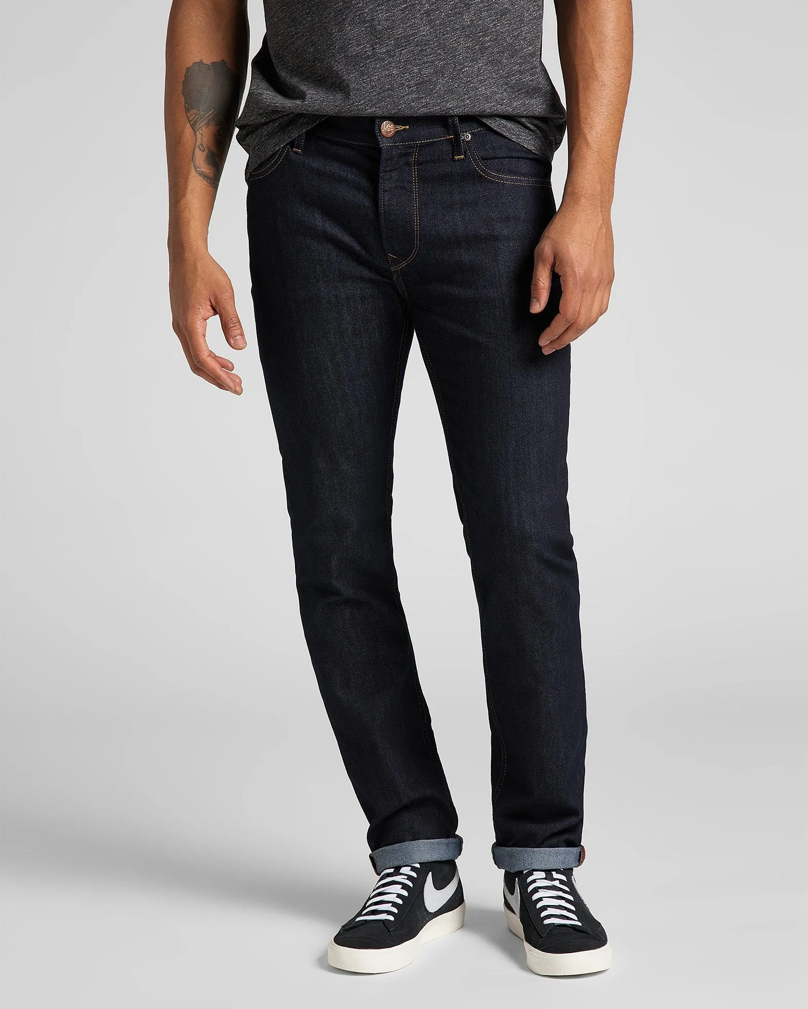 Lee Rider Slim Fit Mens Jeans - Rinse | Lee Jeans | JEANSTORE