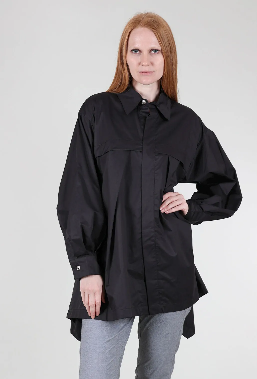 Retro Shirt, Black Affordable Fashion