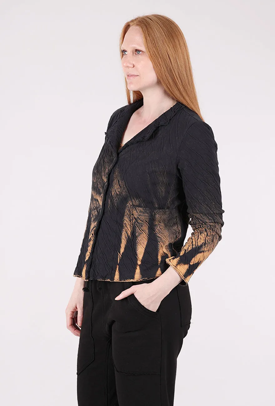 Reverse Dye Blazer, Black/Ember Heat Lock