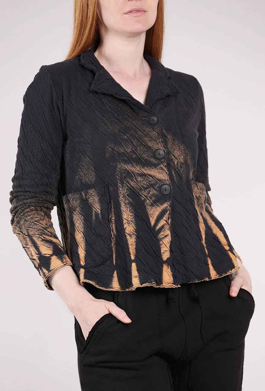 Reverse Dye Blazer, Black/Ember Heat Lock