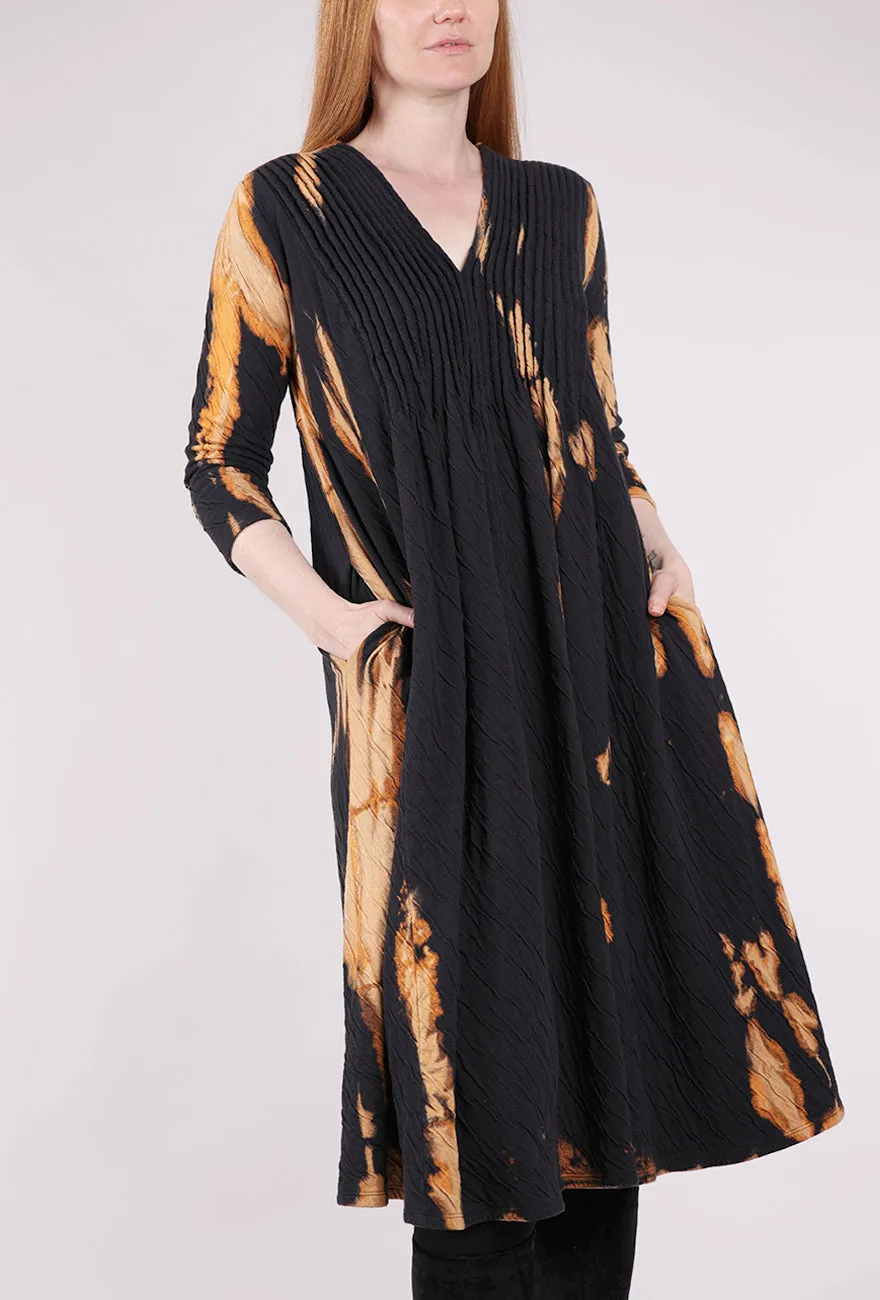 Reverse Dye Lady Dress, Black/Ember Premium Apparel