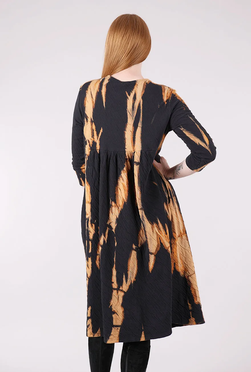 Reverse Dye Lady Dress, Black/Ember Premium Apparel