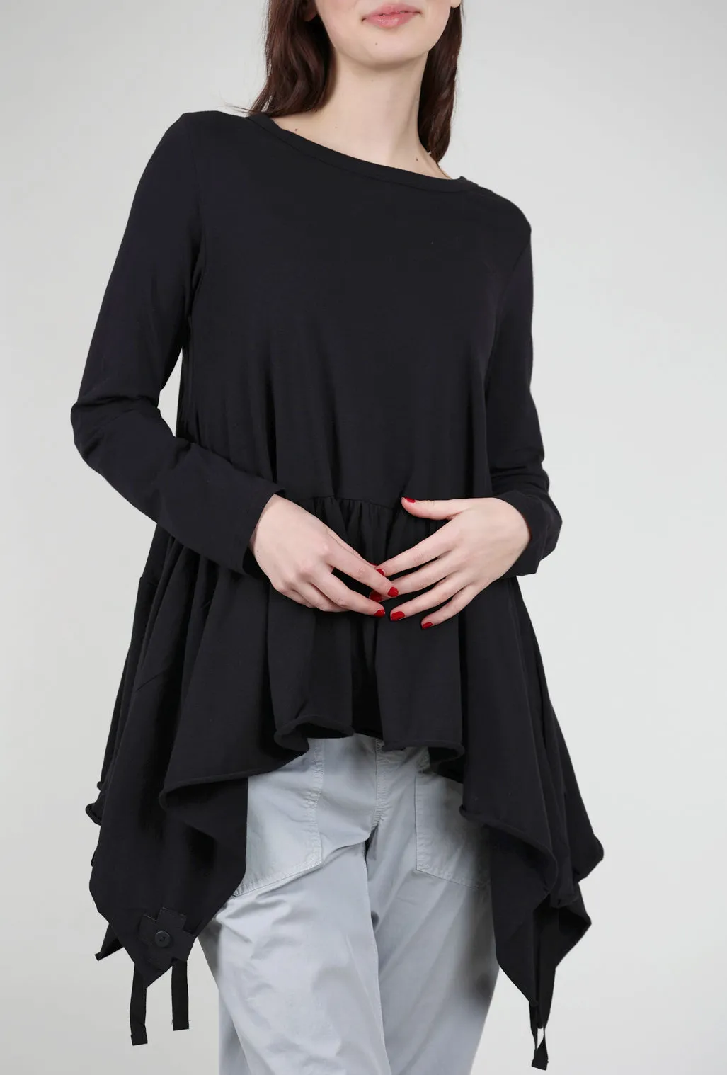 Ribbon Shirt, Black Vibrant Colors