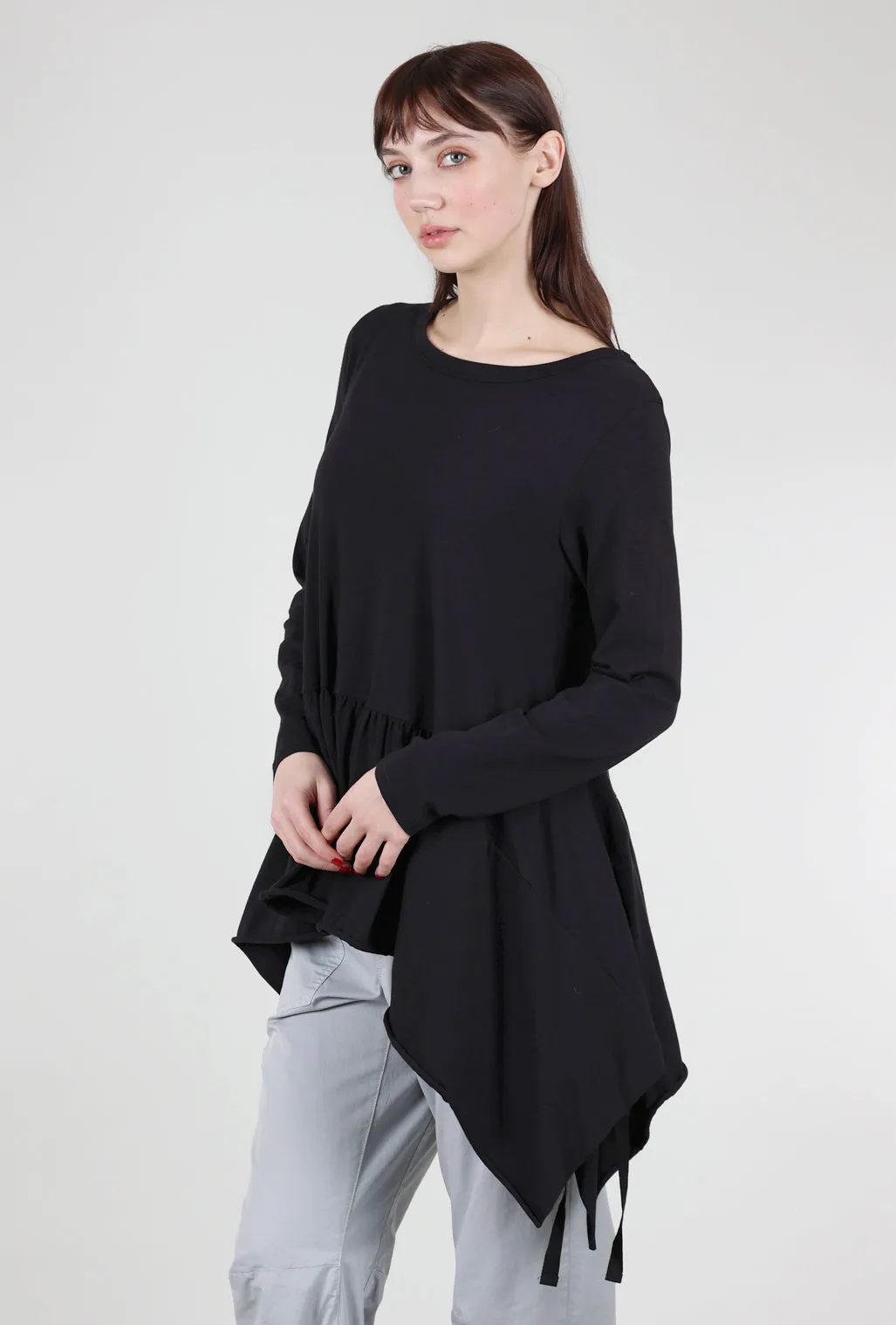 Ribbon Shirt, Black Vibrant Colors