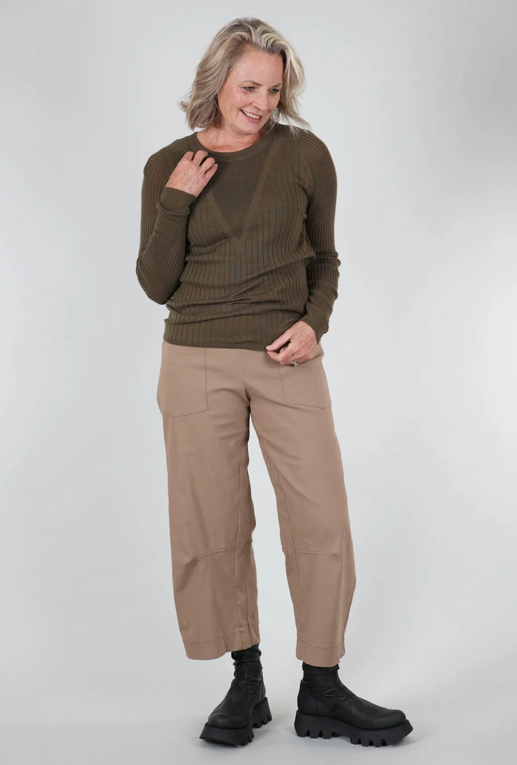 Rimini Pant, Khaki Cozy Design