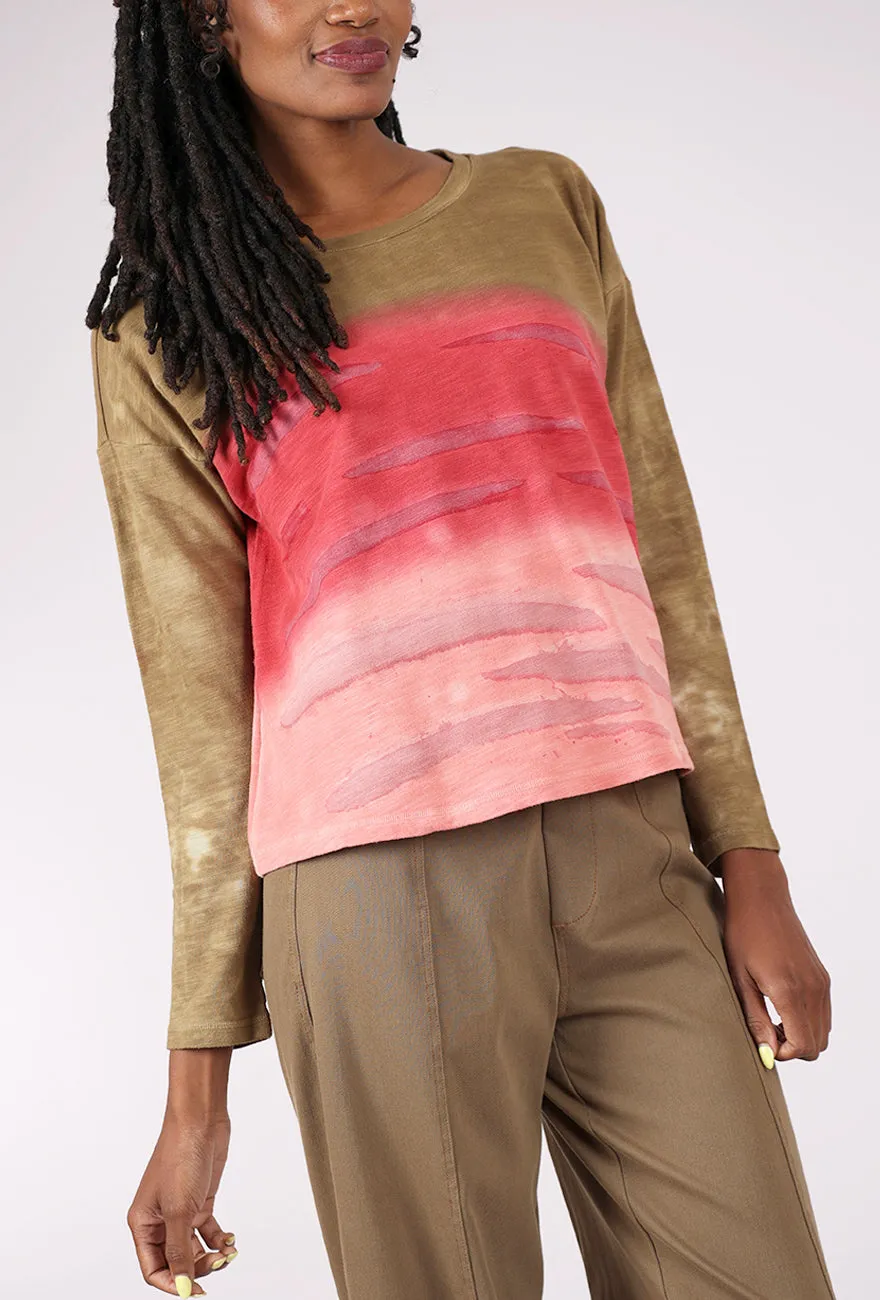 River Sunset Pullover, Rose Warm Fabric
