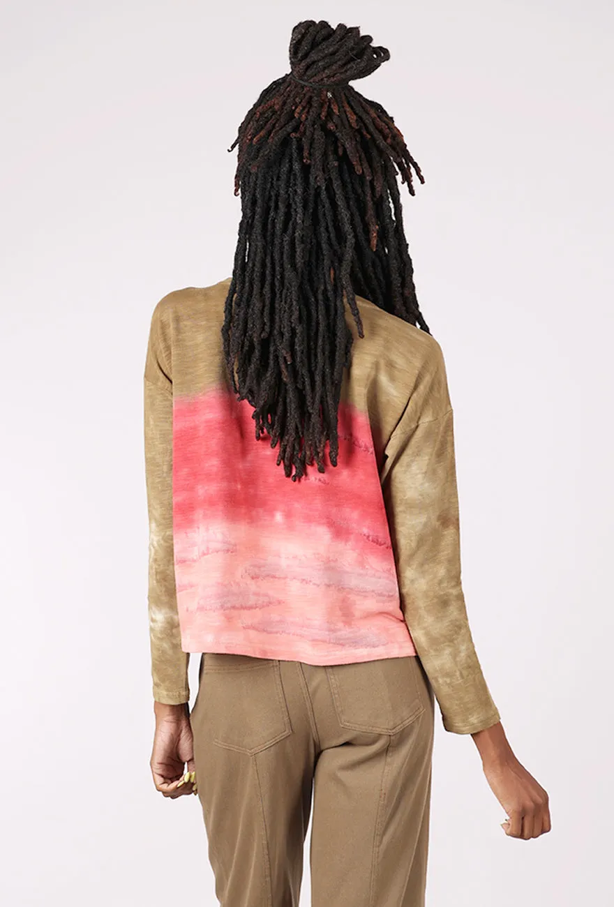 River Sunset Pullover, Rose Warm Fabric