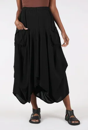 Robin Skirt, Black Clean Fit