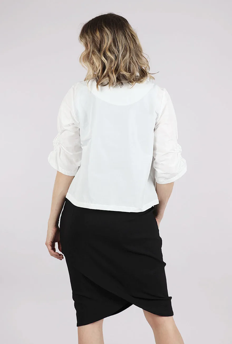 Romina Jacket, Blanco White Go To Choice