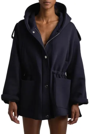 Ruby Navy Coat Cashmere Blend