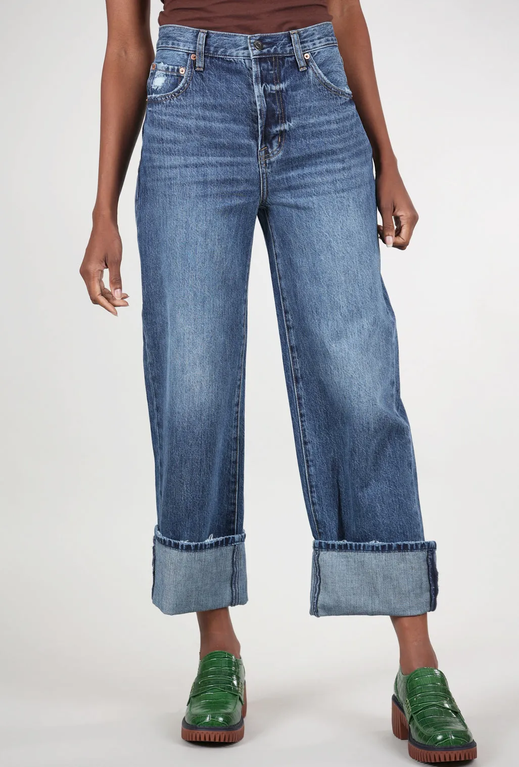 Ryder High-Rise Cuffed, Fulton Durable Fabric