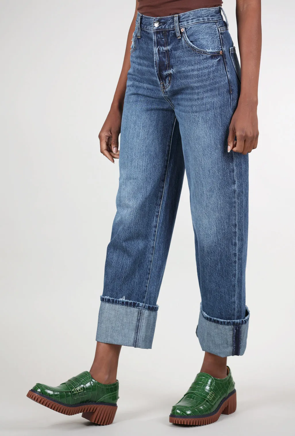Ryder High-Rise Cuffed, Fulton Durable Fabric