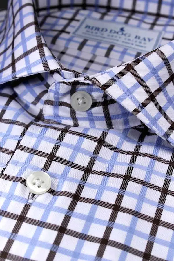 satin gloss Beau Brummel: Button Down Shirt - Spread (S)