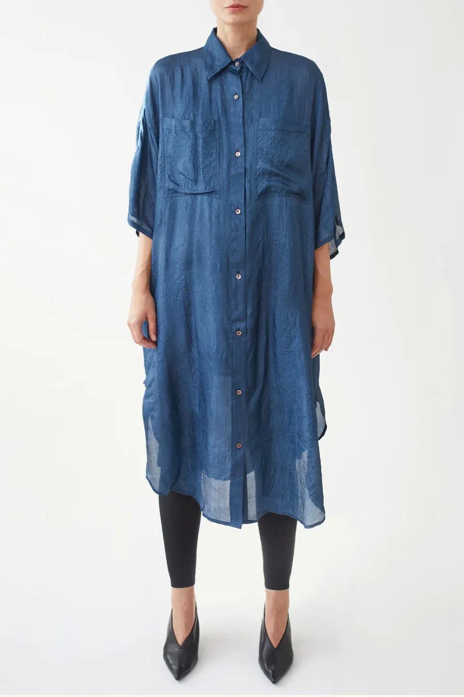Amada Tussar SS Dress Minimalist-Trend Lounge Favorite