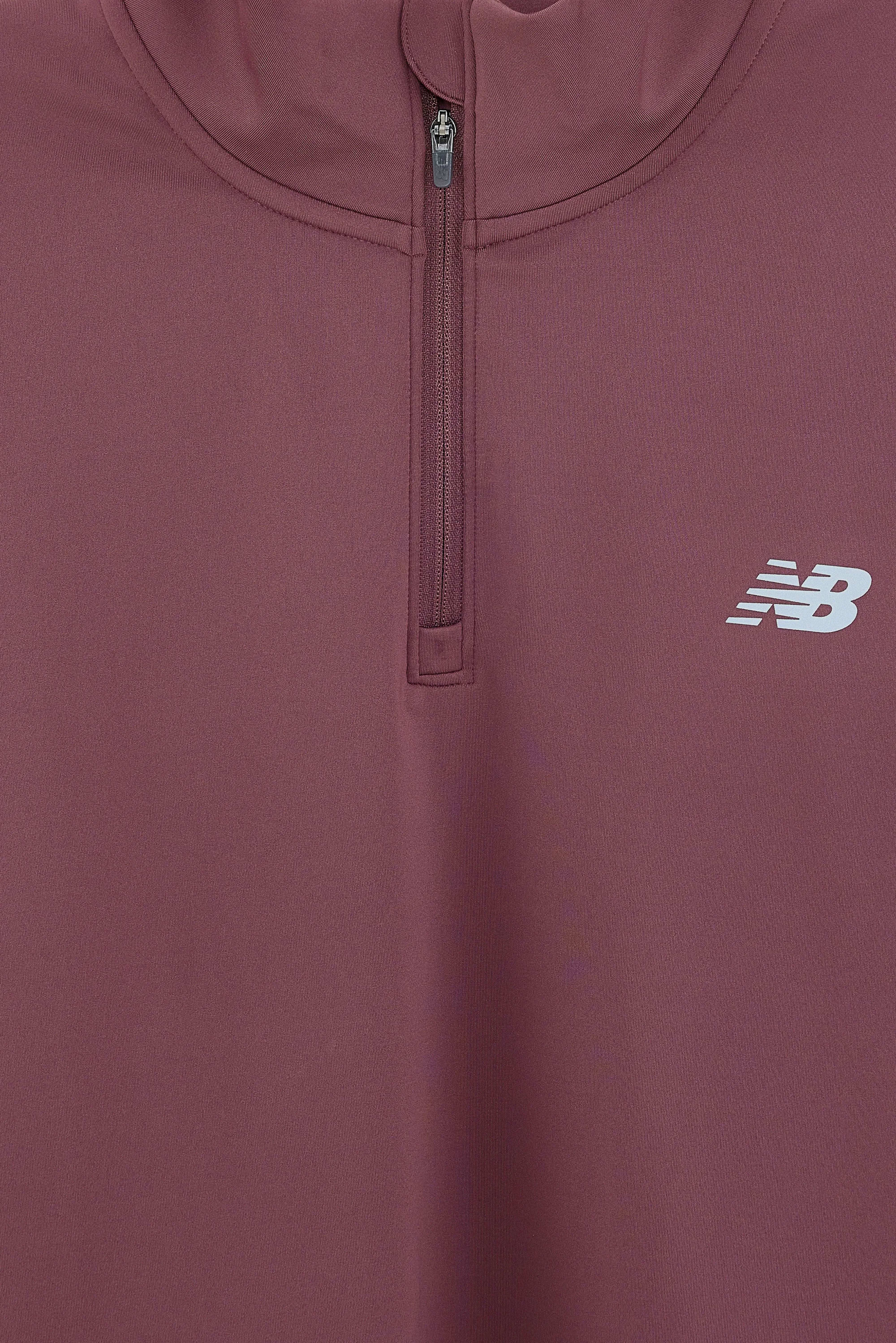 Script Quarter Zip Athletic Shirt  (251 / W / PURPLE) Layer Friendly