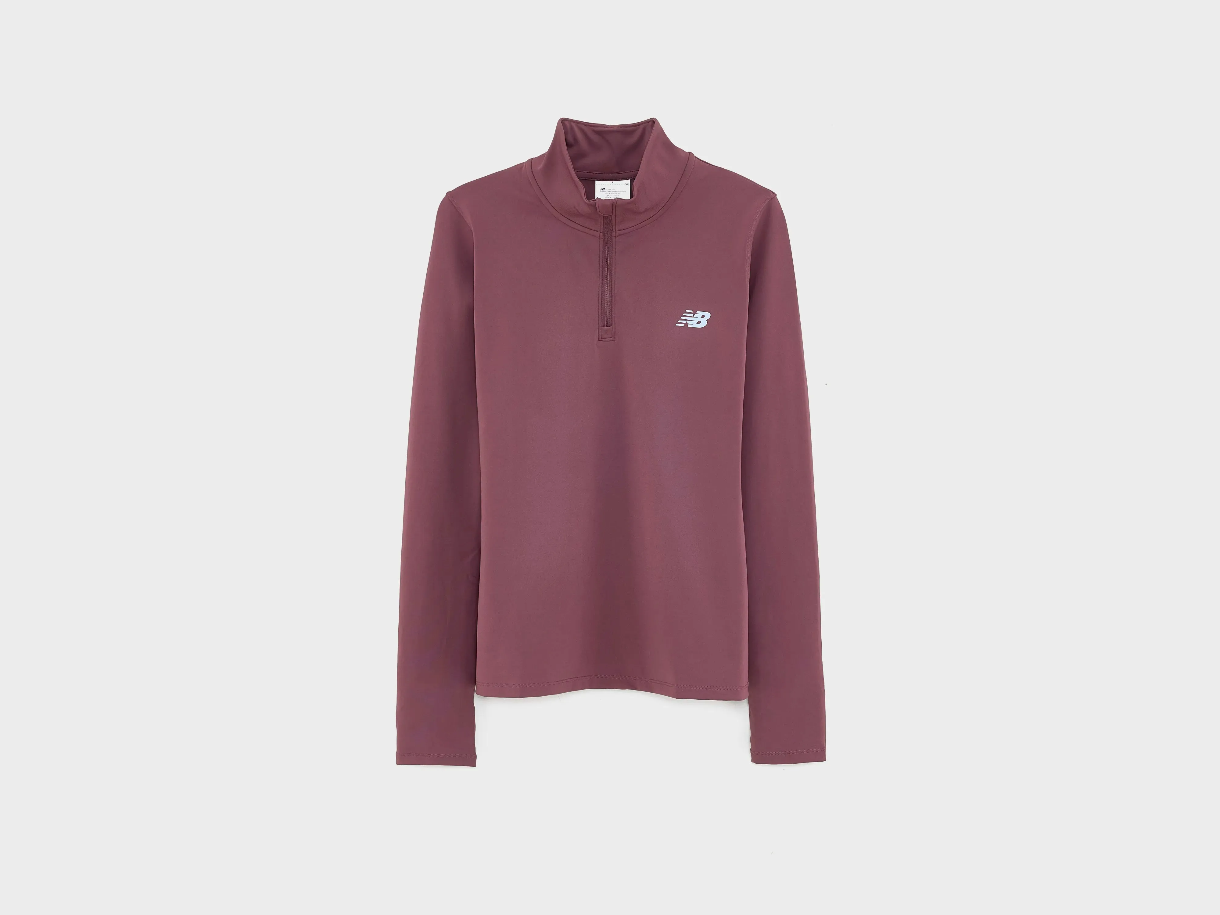 Business Attire Urban Outdoor Look Script Quarter Zip Athletic Shirt  (251 / W / PURPLE)