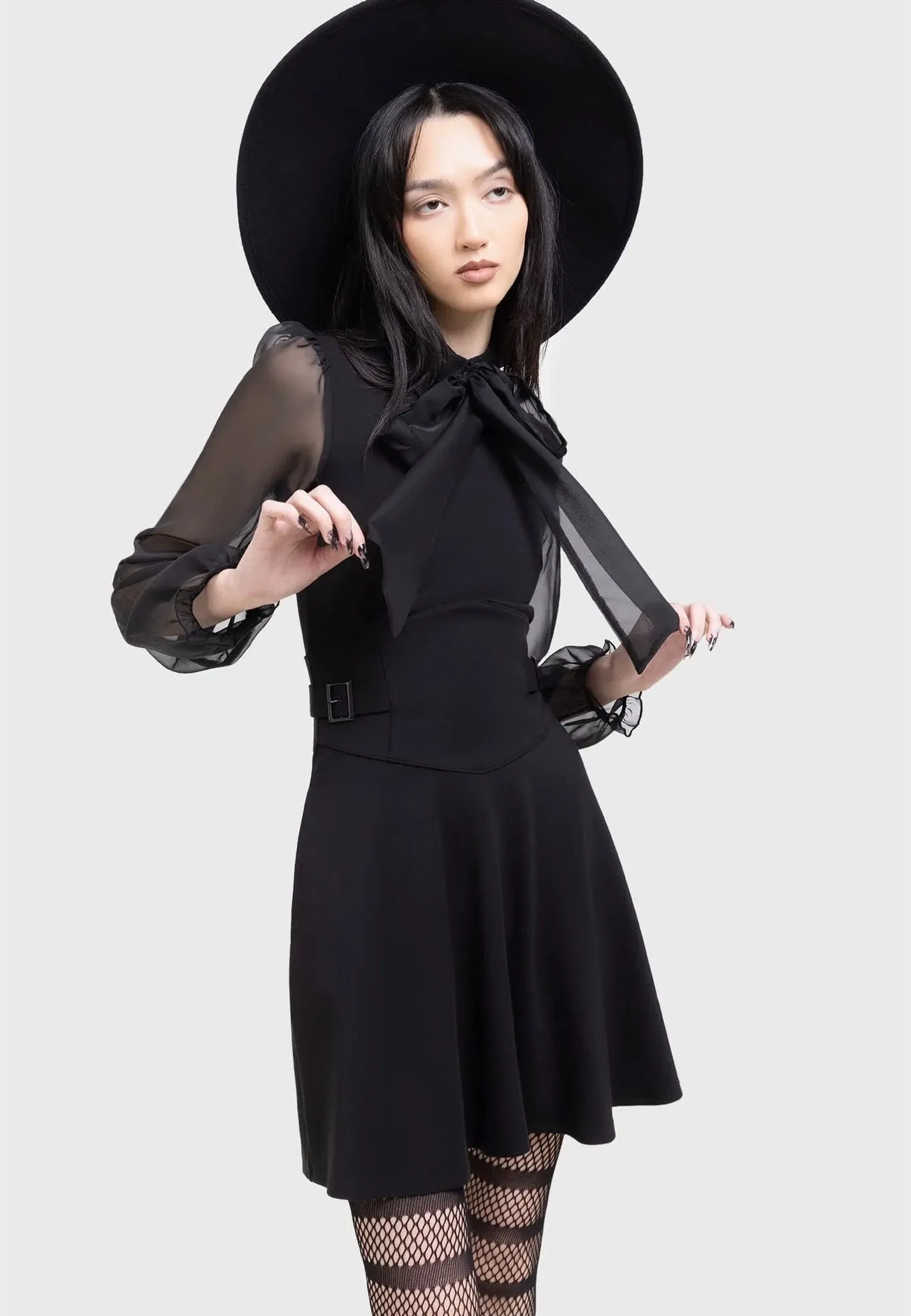 Seafoam Green Killstar x Kihilist - Somber Shadow Black - Dress
